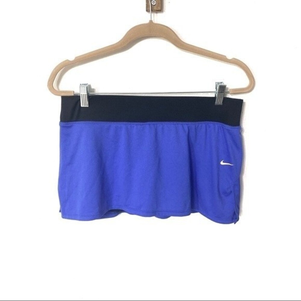 NIKE skirt womens blue/purple dri-fit tennis/golf skirt large